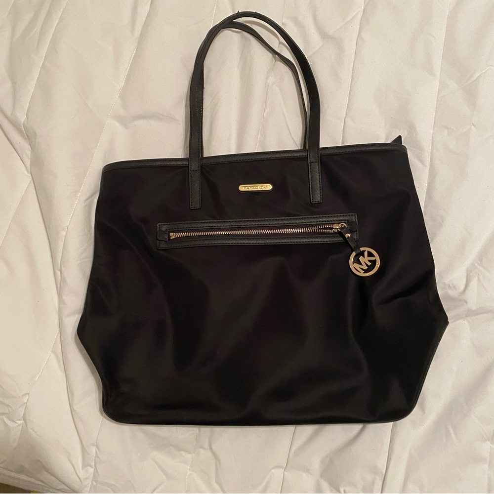 Michael Kors Black Canvas Tote